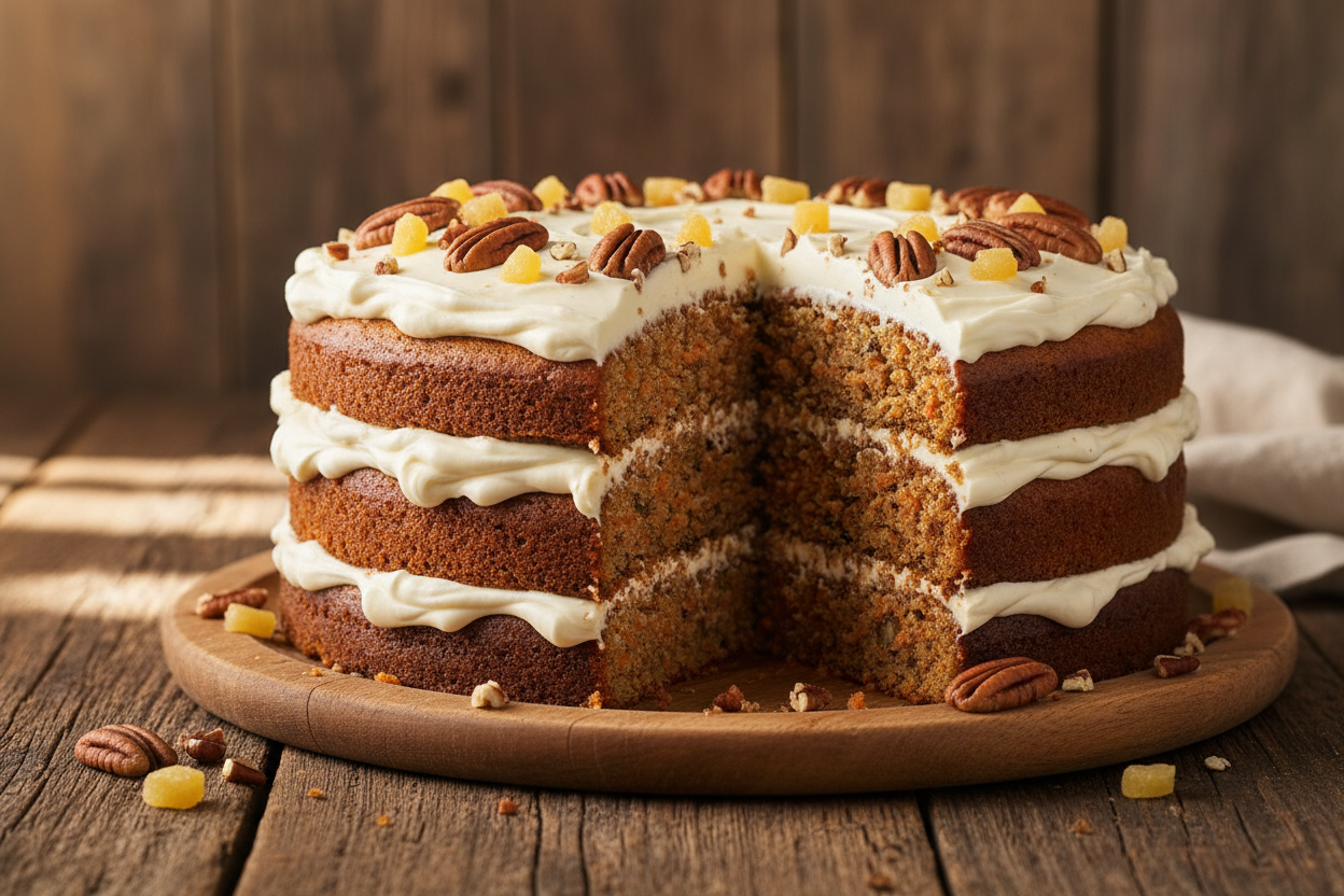 Carrot cake caramel filling